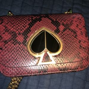 Kate Spade Nicola snake embossed twistlock bag